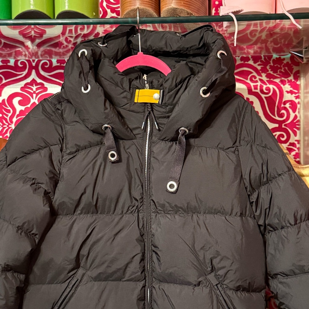 Parajumpers black jacket Small S Panda Hooded Down Coat nwt - Picture 13 of 16